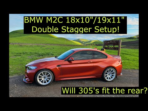 BMW M2 Double Staggered Wheel Setup, Will 305's Fit?