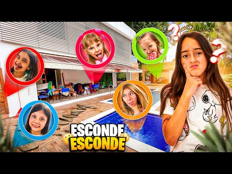 ESCONDE ESCONDE POR LOCALIZAÇAO EXTREMO COM YOUTUBERS NA MINHA CASA NOVA