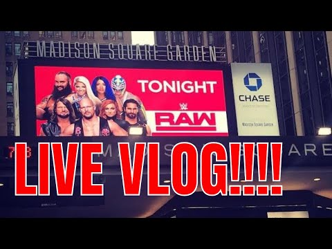 WWE Monday Night Raw from MSG Live Vlog & Reaction- September 9th 2019