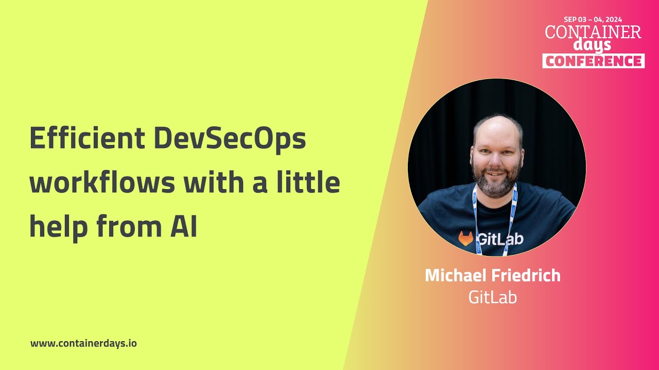 Efficient DevSecOps workflows with a little help from AI - Michael Friedrich