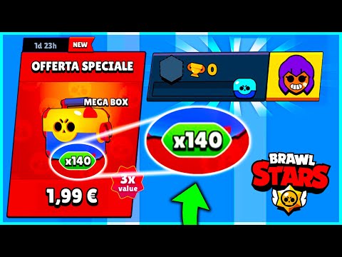 😱 140 MEGA CASSE su ACCOUNT a 0 COPPE a 1,99 € 💣 | Brawl Stars ITA