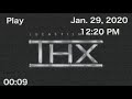 THX Lucasfilm Ltd VHS Logo 1999 2000 With VHS TAPE 2020