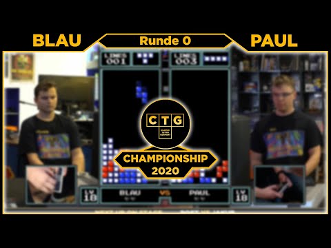 CTGC 2020 - Round 0 (Blauwalbube vs. Paul) - Classic Tetris Germany Championship 2020 - Runde 0