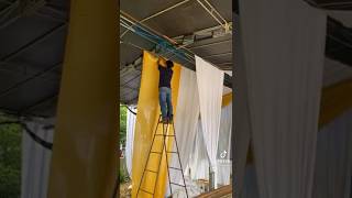 Download lagu Cara Memasang Tenda Serut Dekorasi Pernikahan #Shorts mp3