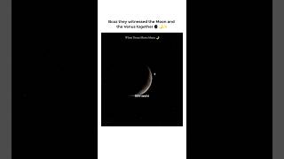 Download lagu Moon and Venus 🌙😍✨ #moon#venus#beautifulmoment #ytshorts#moon#explore#viralvideo#planets#trending mp3