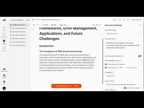 Paperguide AI Writer Demo (New)