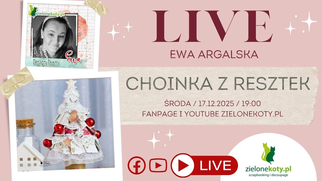 Choinka z resztek z transmisji LIVE | Ewa