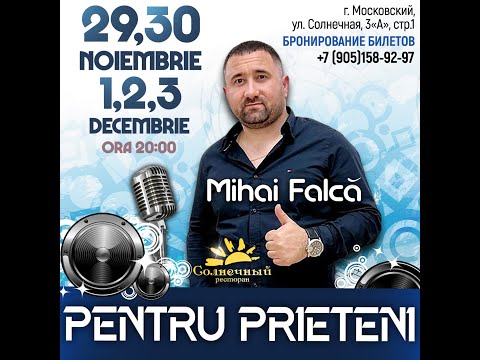 Концерт Михай Фалкэ в Ресторане Молдавской Кухни "Солнечный" Concert Mihai Falca
