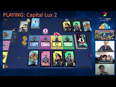 Capital Lux 2 w/ Calvin Wong & designer Kristian! Draft, manipulate, WIN! 🏆 #SPIELdigital