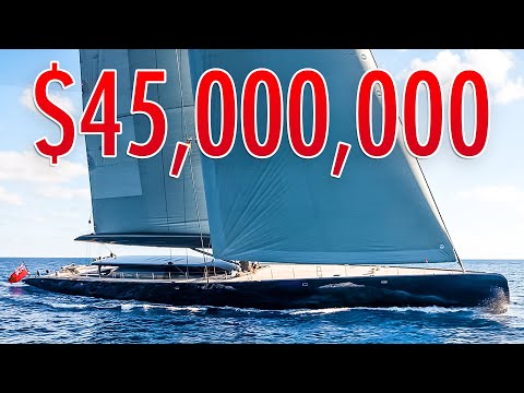 Inside a $45,000,000 Luxury Sailing Yacht