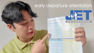 JET Programme Early Departure Orientation | everything you need to know!