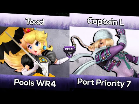 Toad (Peach) vs Captain L (Sheik) - Port Priority 7 Pools Winners Round 4