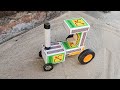 How To Make Diy Matchbox Tractor From Home Matchbox Tractor Diy Craft Diy Tractor