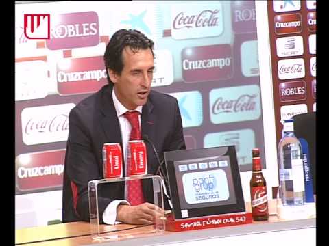 Rueda de prensa de Emery tras la derrota ante el Celta. Sevilla FC