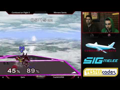 COF 5 || Qerb (G&W) vs TheSWOOPER (Sheik, Samus) || WS