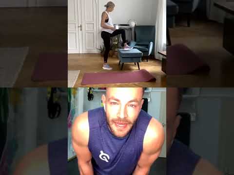 Workout session with @hauptstadttrainer | Lena Gercke