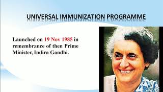 National Immunization Programmme
