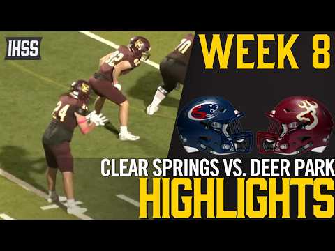 Deer Park Stays Unbeaten at 6-0, Tops Clear Springs 38-21