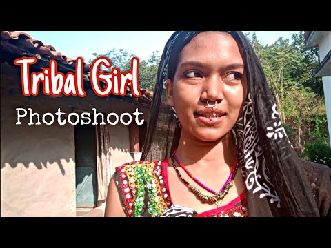 Nandini Sonha  tribal girl self portrait 