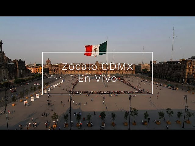 Live webcam view of Zócalo Live View