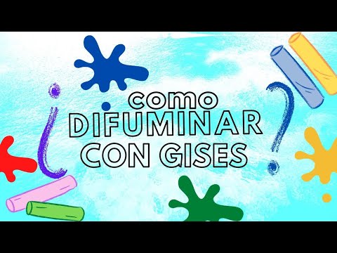 como difuminar con gises pastel TUTORIAL- Luis Enrique Arte #2