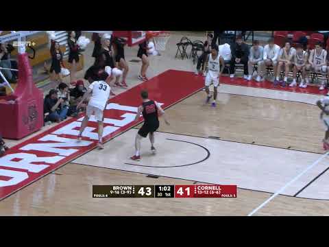 Highlights: Cornell Men's Basketball vs Brown - 2/28/2026