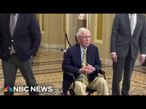 Mitch McConnell returns to Senate