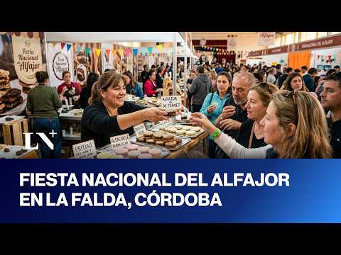 Recorremos la Fiesta Nacional del Alfajor en La Falda, Córdoba