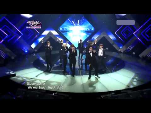 [HD] Superman + Mr.Simple by Super Junior Comeback Stage LIVE @Music Bank August 5,2011