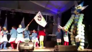 preview picture of video 'Recogiendo el banderín de campeones del Carnaval de Villarrobledo 2015 - Los Indecisos'