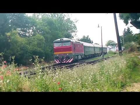 Historická jízda s T478.1148 (odbočka Jeneček)