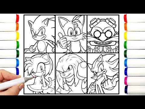 Sonic Team Coloring Pages Sonic The Hedgehog Teils , Shadow Sonic the Hedgehog compilation 125 wow