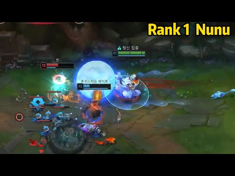 Rank 1 Nunu: What 1300LP Nunu in KR Challenger Looks Like?