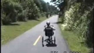 preview picture of video 'EZ-3 Recumbent Trike on the Silver Comet Trail'