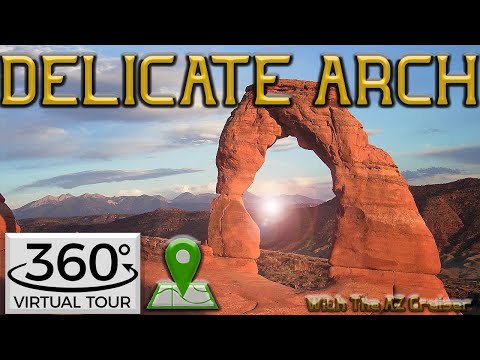🏞️ One of a Kind! - Delicate Arch @ Arches National Park, Utah - 4K - POV - Virtual Tour - 2021