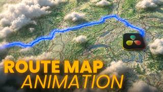 Travel Map Animation in DaVinci Resolve | Map Animation Tutorial | Edit Craft