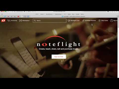 Noteflight-learn Tutorial