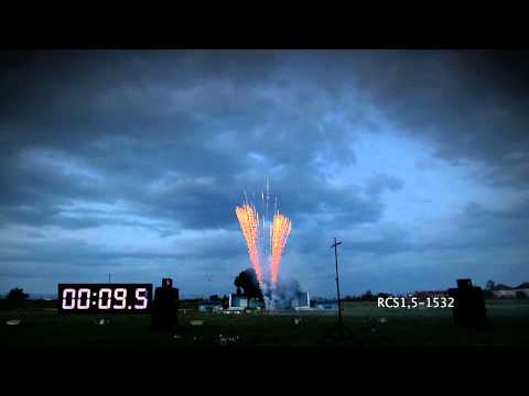 ENIGMA - RCS1.5-1532 - Roman candle Ø38mm 8s 26sec H50m L70cm Cat.4 Nec.248g 1.3G