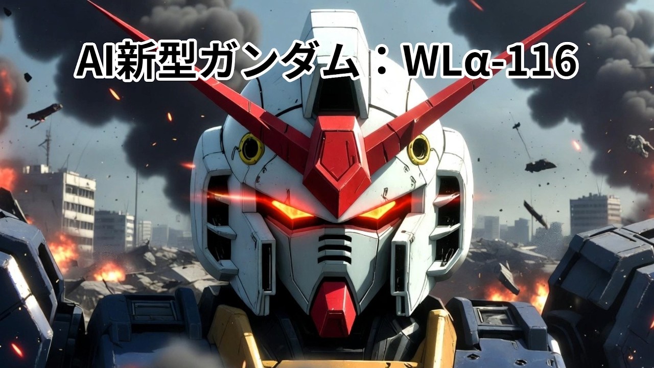 AIが考えた新型ガンダム＃116｜AI-Designed New Gundam #116