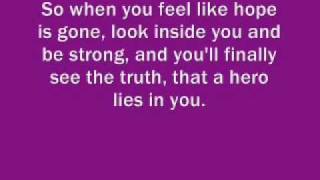 X Factor Finalists - Hero With Lyrics.