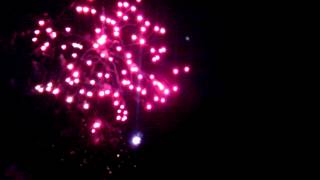 preview picture of video 'Grand Falls fireworks 2012'