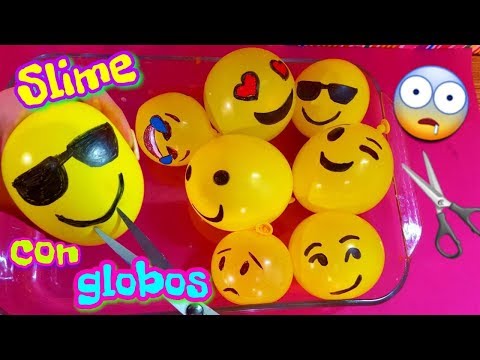 Slime con globos Video