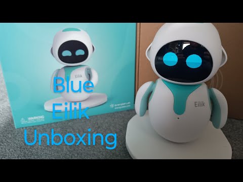 Energize Lab Blue Eilik unboxing, setup and gameplay #eilik #energizelab #eilikrobot #unboxing