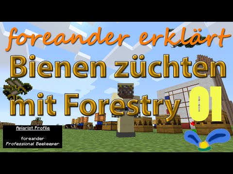 Mod Tutorial: Beekeeping with Forestry E01 - Basics - Modded Minecraft