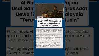 Gantikan Tyo Nugros, Al Ghazali Bersinar di Konser Dewa 19 Malaysia dan Tuai Pujian Netizen