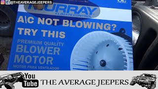 HOW TO FIX JEEP A\C NOT BLOWING JEEP WRANGLER TJ - THE AVERAGE JEEPERS