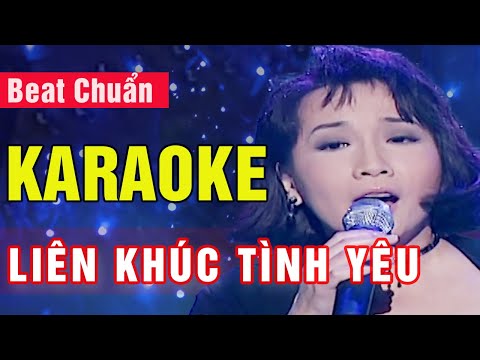 Liên Khúc Tình Yêu Karaoke Beat Chuẩn | Ngọc Lan - Trung Hành - Kiều Nga | Asia Karaoke
