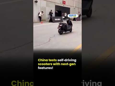 China tests self‑driving scooters with next‑gen features!