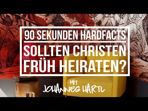 Sollten Christen früh heiraten? - 90 Sekunden Hardfacts mit Johannes Hartl