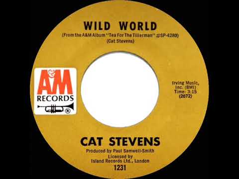 1971 HITS ARCHIVE: Wild World - Cat Stevens (mono 45)